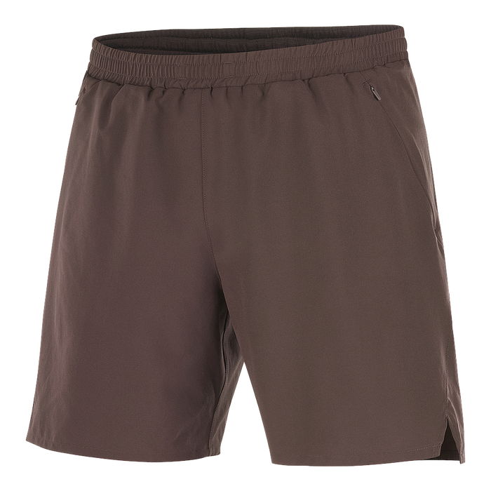 Salomon Shorts Masculino Running SHKout C 2In1 Shts 7 Coffee Bean