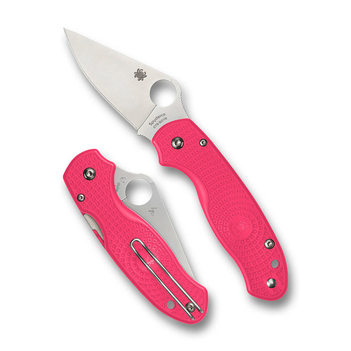 Cuchillo SPYDERCO Para 3 Pink Lightweight Plainedge Living Beyond Breast Cancer