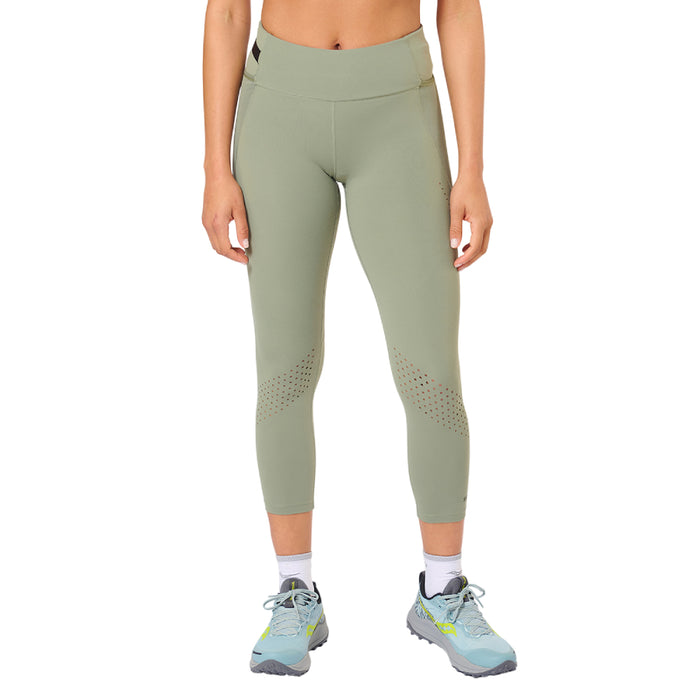 Saucony Calzas Femenino Running Peregrine Tight Olive