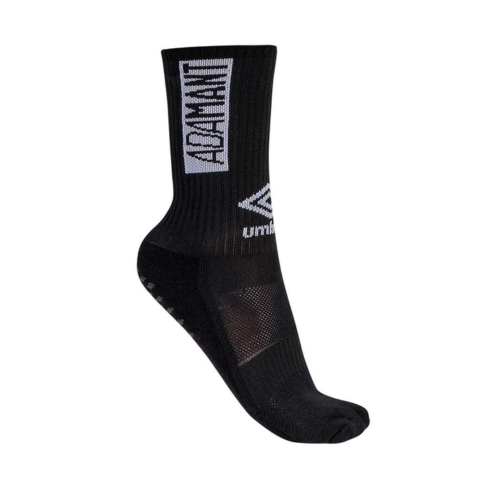 U23EQ00117-121 Umbro Medias Unisex Training 3/4 Adamant Grip Black/White