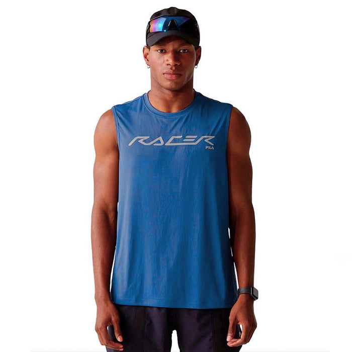 Fila Musculosas Masculino Running Reflective Core Federal Blue