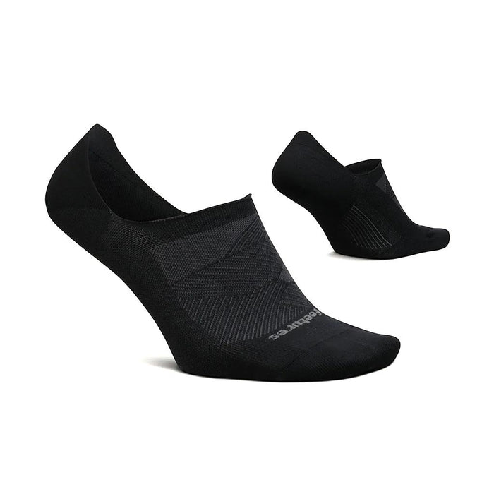 E7511593 Feetures Medias Unisex Running Elite Invisible Black