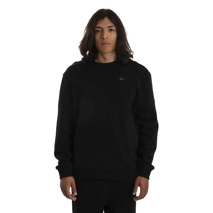 Quiksilver Sueters Masculino Moda Basic Logo Black