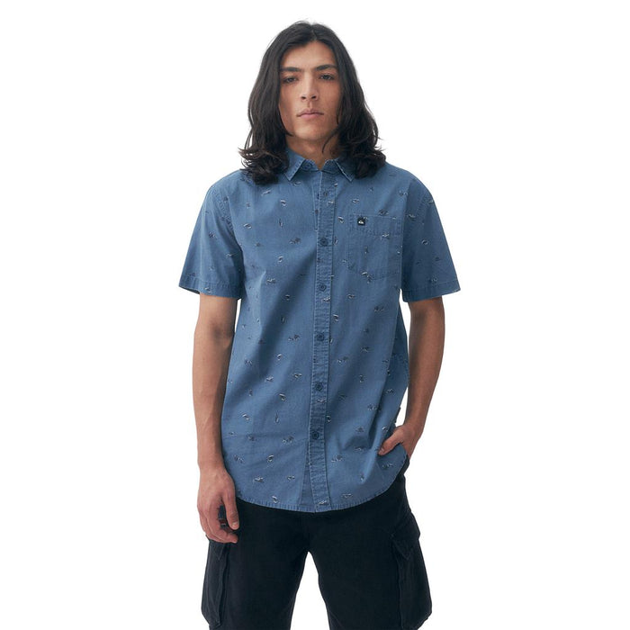 Quiksilver Camisas Masculino Moda Alan Print 6