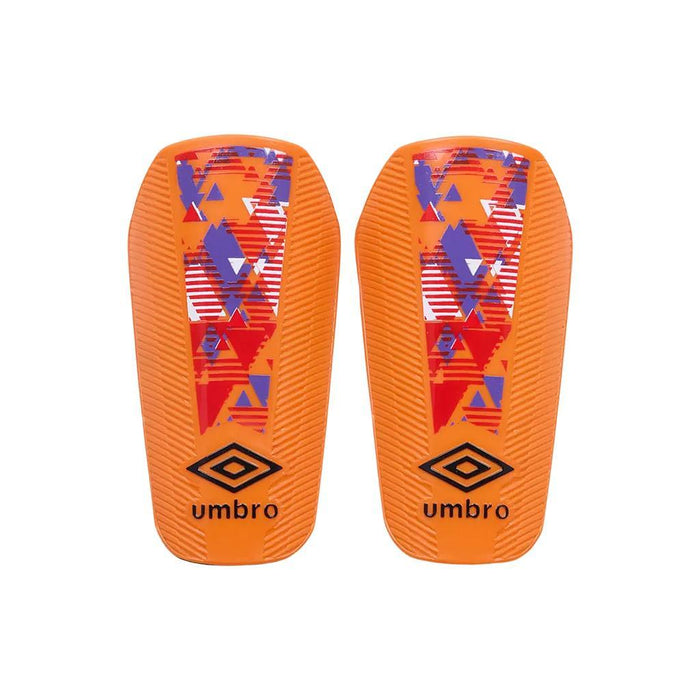 21447U-MUL Umbro Canilleras Futbol Formation Guard Nc Orange/Black/Red/Purple