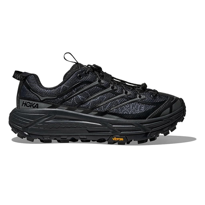 1175490-BCKT Hoka Deportivos Femenino Trail Mafate Three2 Wordmark Black/Outerorbit