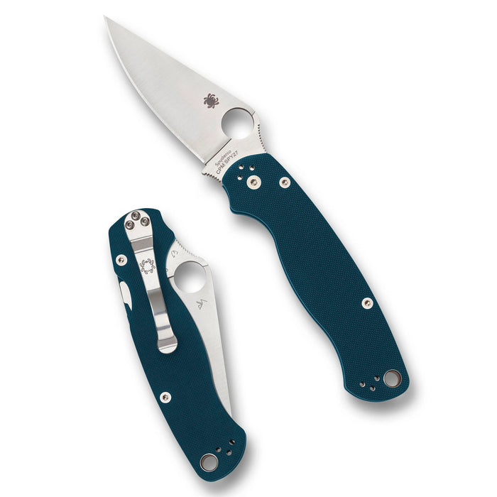 Cuchillo SPYDERCO Para Military 2 Cobalt Blue G-10 CPM SPY27