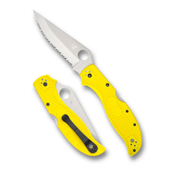 Cuchillo SPYDERCO Stretch 2 XL Salt Yellow Lightweight