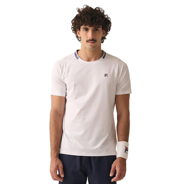 Fila Remeras Masculino Tenis Match Ao White