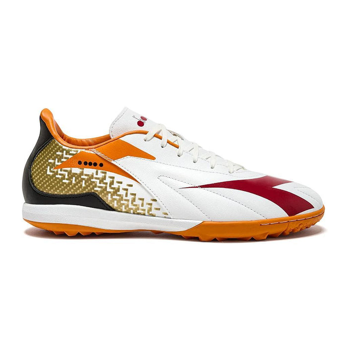 Diadora Society Masculino Futbol Maxmus Elite R Tfr Wht/Chili Pepper/Russet Orange