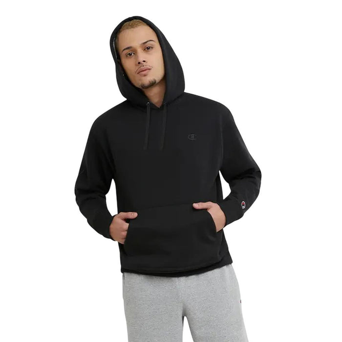 Champion Canguros Masculino Moda Powerblend Hoodie Black