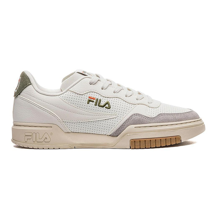 Fila Lifestyle Femenino Moda Original Fitness Tennis Club II Olive/Tangerine Tango/Raw White