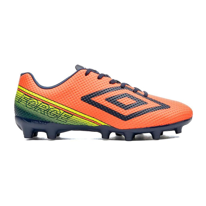 Umbro Campo Masculino Futbol Force Fiery Coral/Navy/Lime