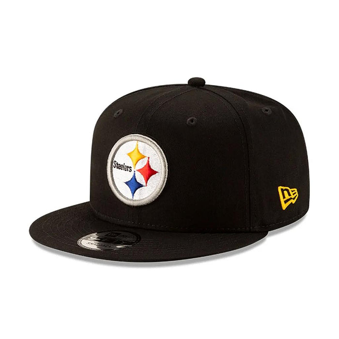 11872948 New Era Gorros NFL 9Fifty Masculino Moda Pittsburgh Steelers Black