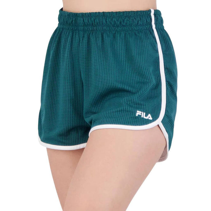 Fila Shorts Femenino Moda Sports International Green Forest/White
