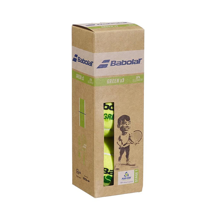 Babolat Pelotas Tenis Green X3 jaune CH
