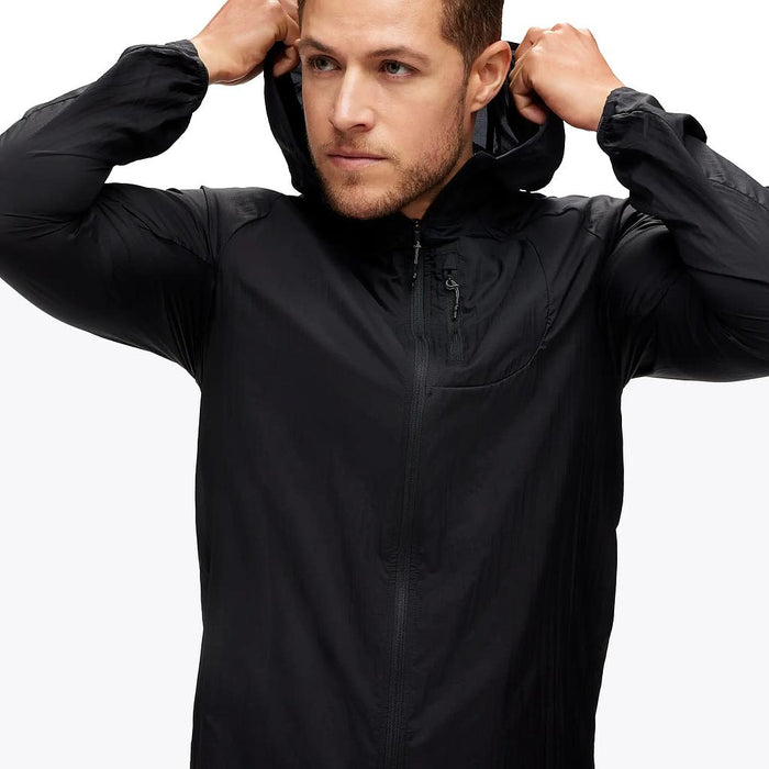 Hoka Camperas Masculino Running Skyflow Jacket Black