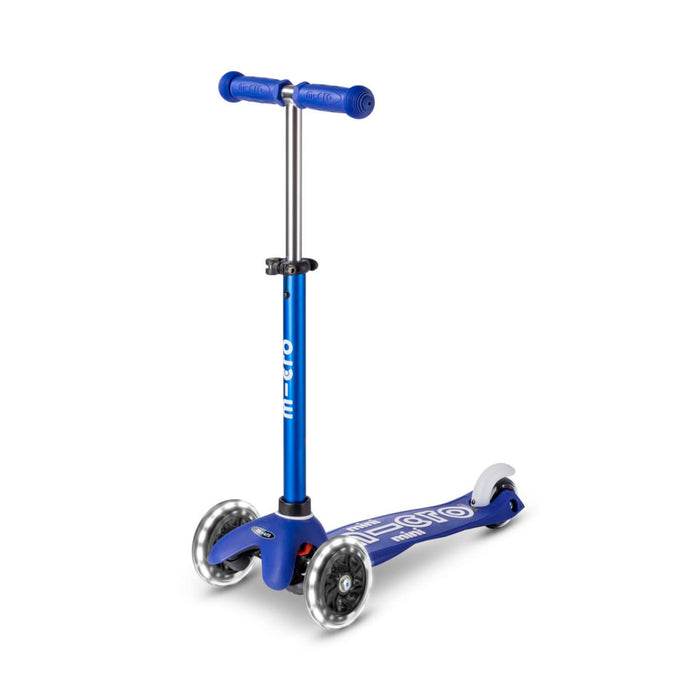 SCOOTER Mini Micro Deluxe LED Blue/White