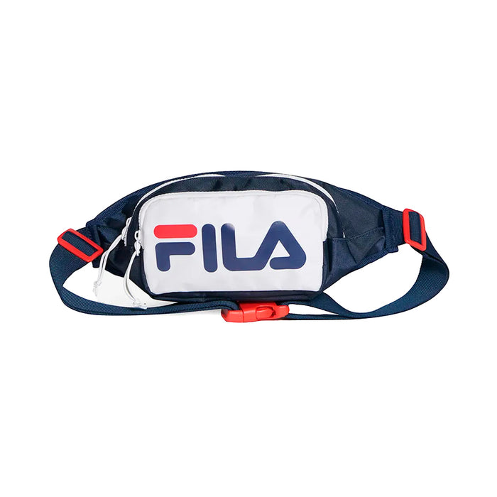 F23L00165-398 FILA ACCESORIOS RIQONERAS UNISEX MODA WAISTPACK LETTER DNA NAVY/RED/WHITE