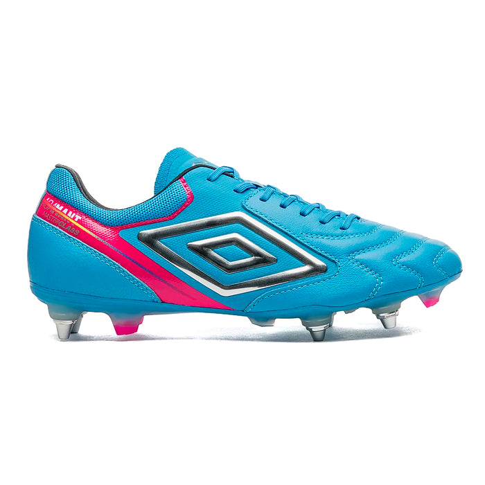 Umbro Campo Unisex Futbol Adamant Master Class Pro Sg Azul/Gris/Rosa