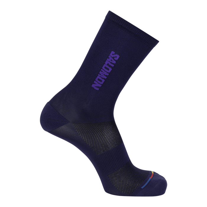 Salomon Medias Unisex Moda Socks 365 CREW Astral Aura/Liberty