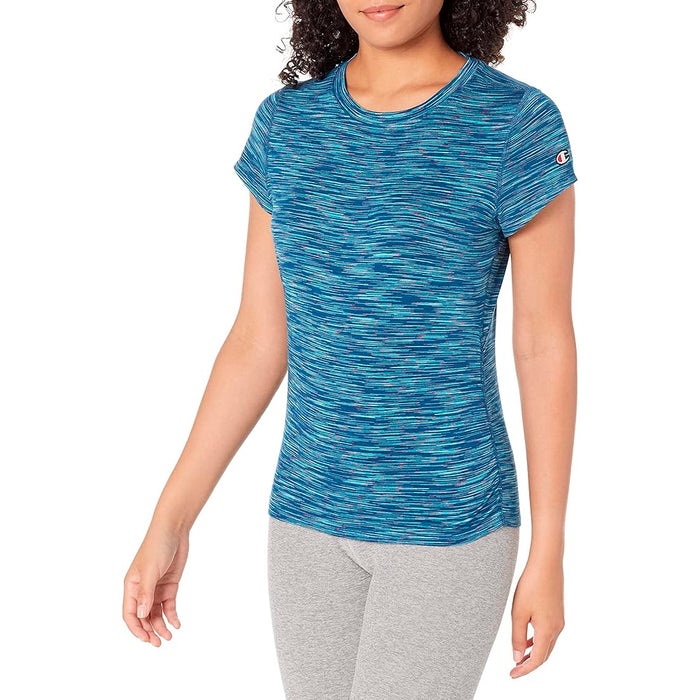 Champion Remeras Femenino Soft Touch Eco Ruched Side Tee Spacedye Multi Cool