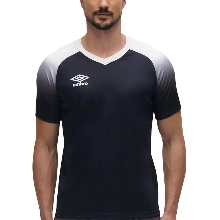 Umbro Remeras Masculino Running Baller Negro/Blanco