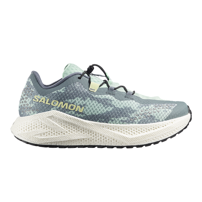 Salomon Deportivos Masculino Road Running Aero Glide 4 Grvl Stormy We/Lichen/Vanilla