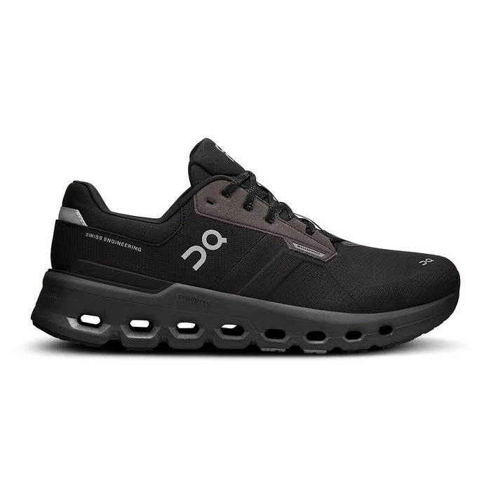On Deportivos Masculino Running Cloudrunner 2 Waterproof Magnet/Black