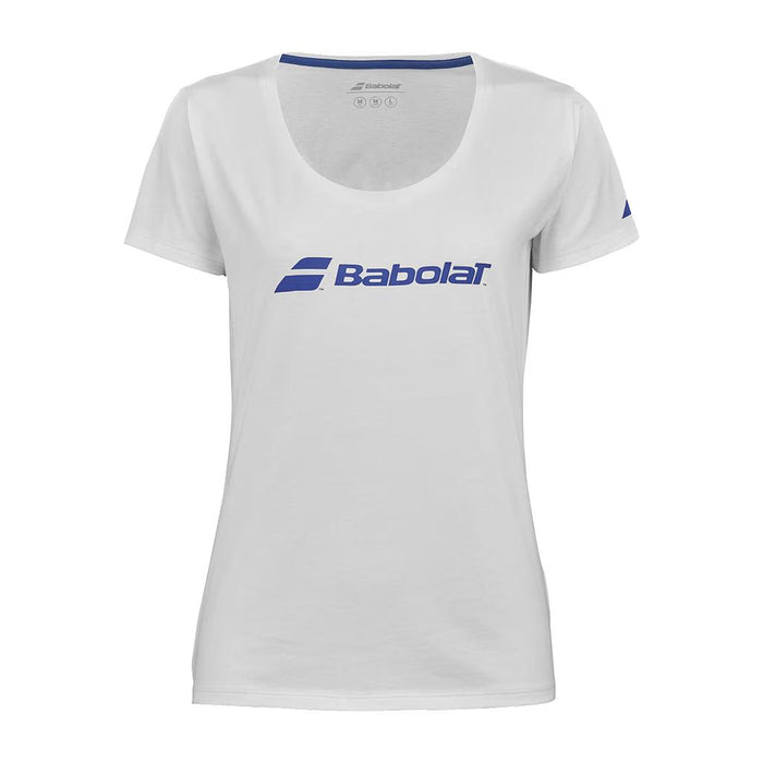 4WP2441-1000 BABOLAT PRENDAS REMERAS FEMENINO TENIS EXERCISE BABOLAT TEE W WHITE/WHITE