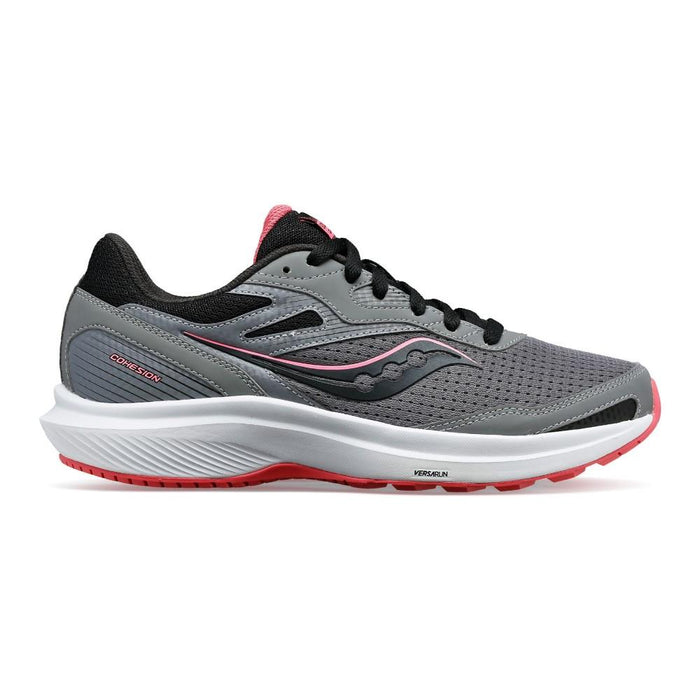Saucony Running Femenino Cohesion 16 Charcoal/Petal