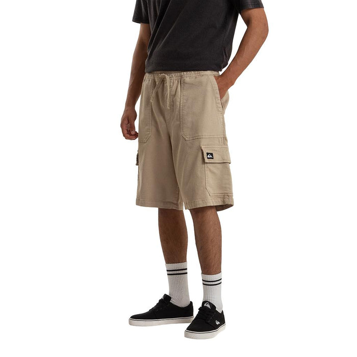 Quiksilver Bermudas Masculino Moda Bruno Beige