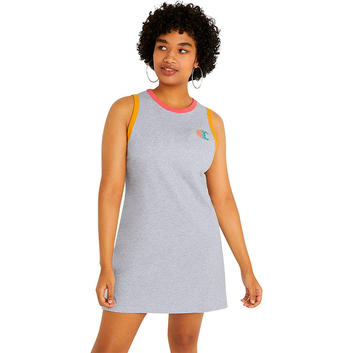 Champion Vestidos Femenino Campus Tank Dress Oxford Grey Htr/Multi