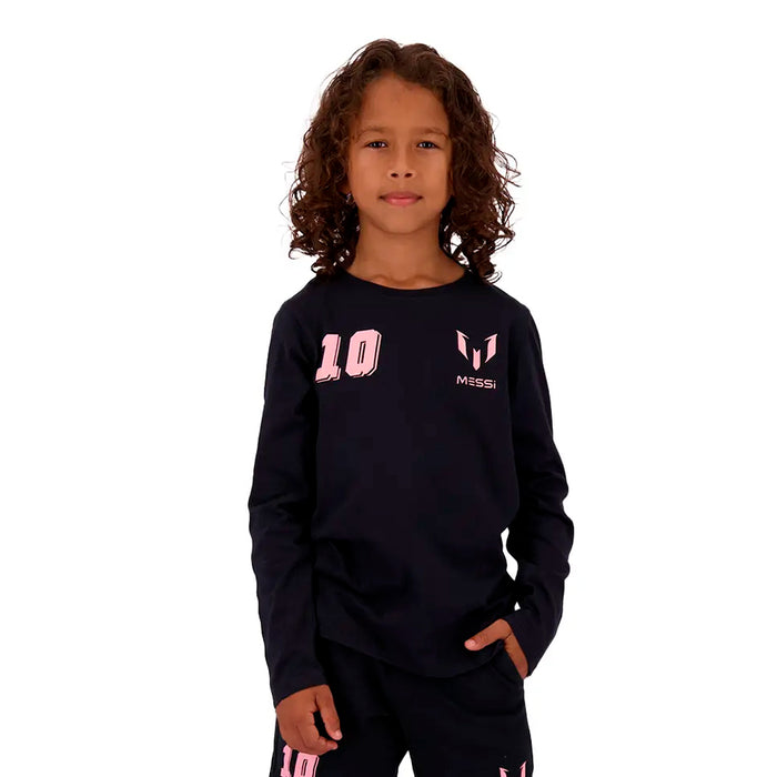 Messi Remeras Niños Nerol Black