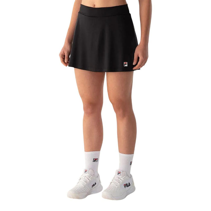 Fila Polleras Femenino Tenis Tennis Basic Black/Black/True Red