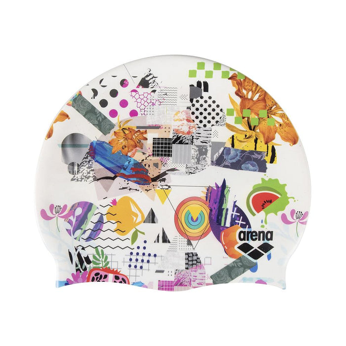 005572-252 ARENA ACCESORIOS GORRAS DE NATACION UNISEX HD CAP COLLAGE