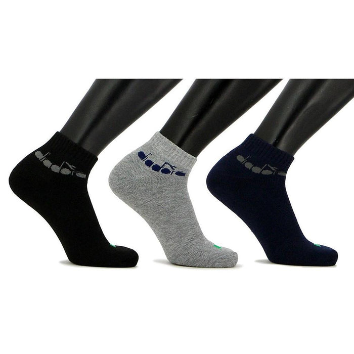 Diadora Medias Termoli (Pack X3) Black/Grey/Navy
