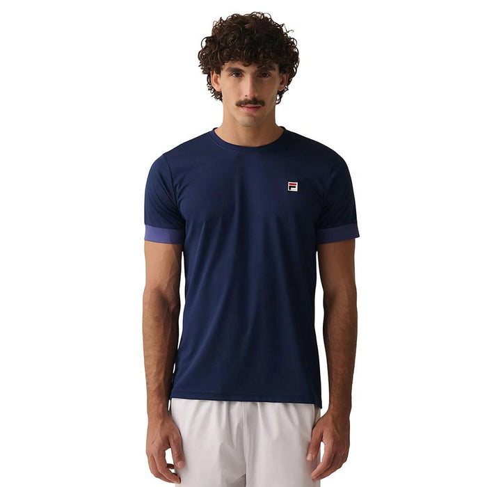 Fila Remeras Masculino Tenis F-Box II Navy/Carbon Blue