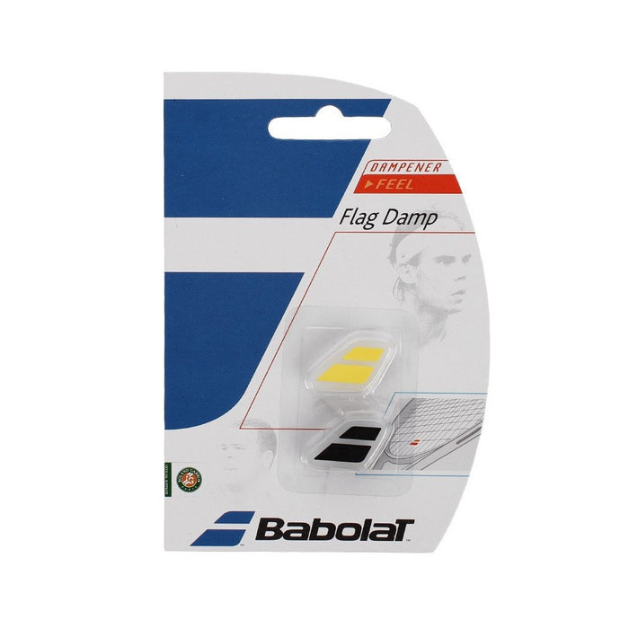 Babolat Tenis Antivibradores Flag Damp X2 Negro/Amarillo