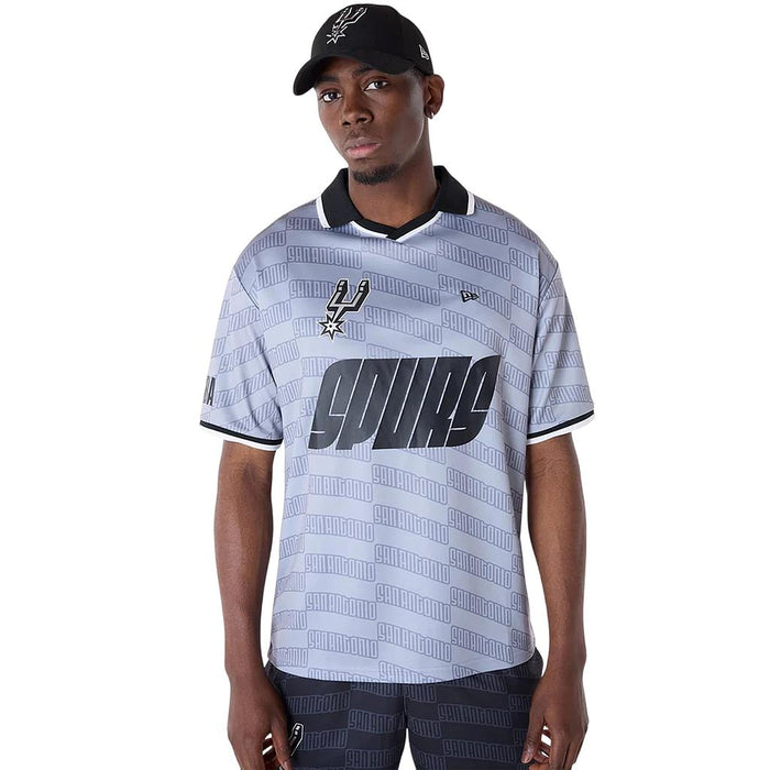 60596437 New Era Prendas Remeras Masculino NBA San Antonio Spurs Silver