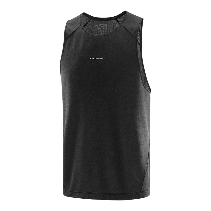 LC2424800 Salomon Musculosas Masculino Running SHKout Core Tank  Black