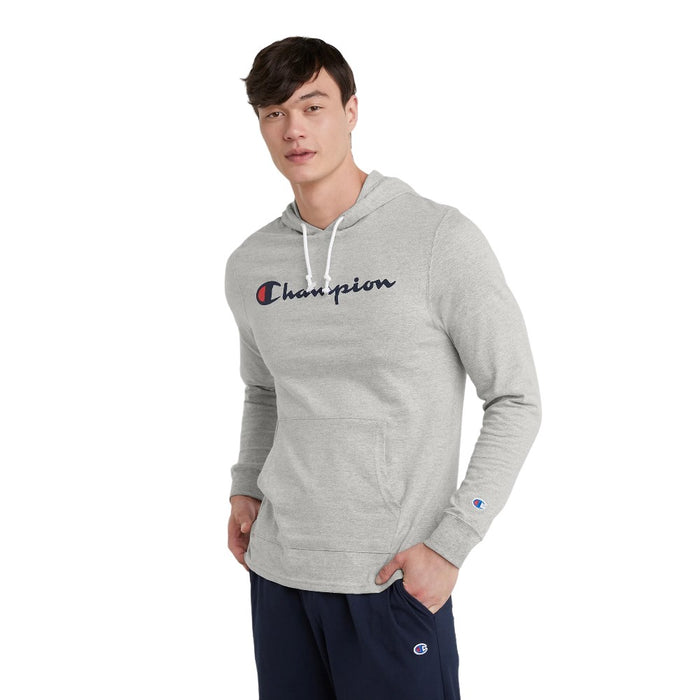 Champion Sudadero Con Capucha Masculino Middleweight Jersey Hoodie Oxford Gray