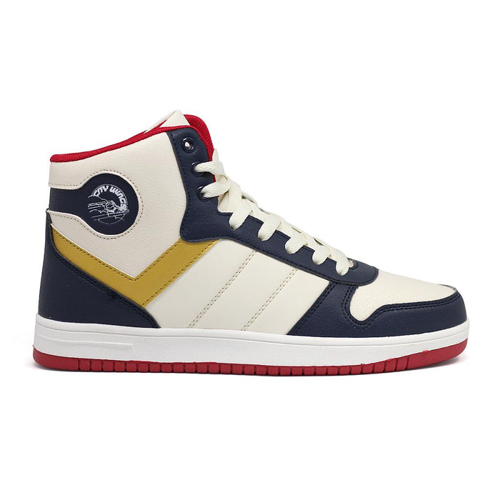 Pony Botas Masculino Moda City Wings White/Navy
