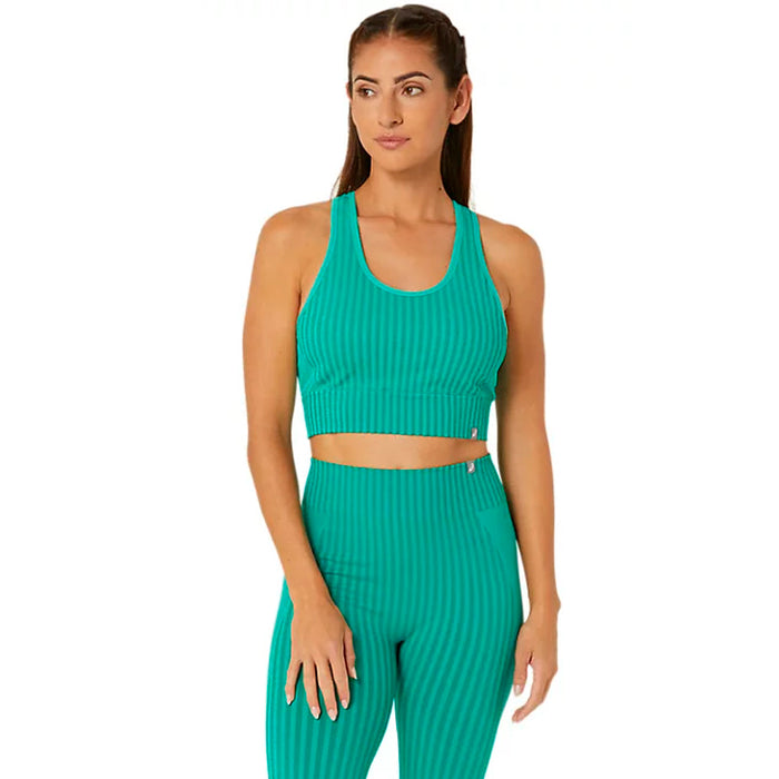 Asics Tops Femenino Training Nagino Flex Seamless Bra Aurora Green