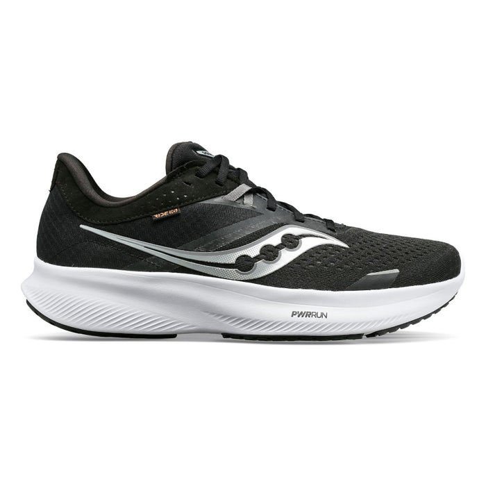Saucony Running Femenino Ride 16 Black/White