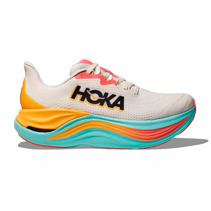 1147912-BSW HOKA CALZADOS DEPORTIVOS FEMENINO RUNNING W SKYWARD X 1 BLANC DE BLANC/SWIM DAY