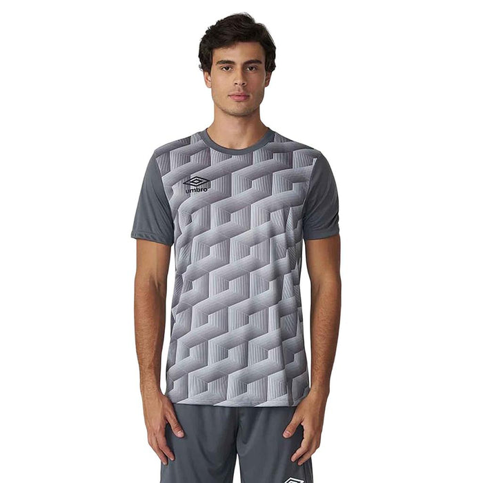 Umbro Remeras Masculino Running Diamond D Grafite