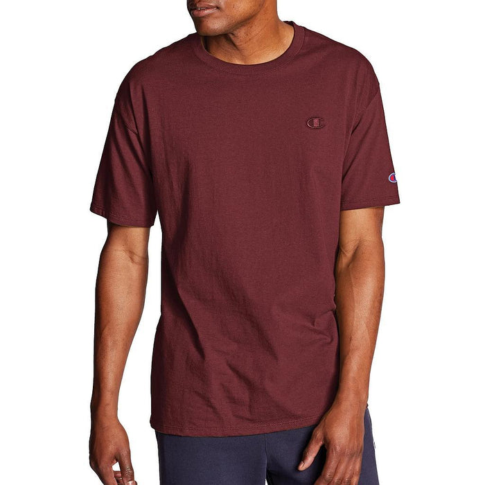 Champion Remeras Masculino Moda Classic Tee Cardinal