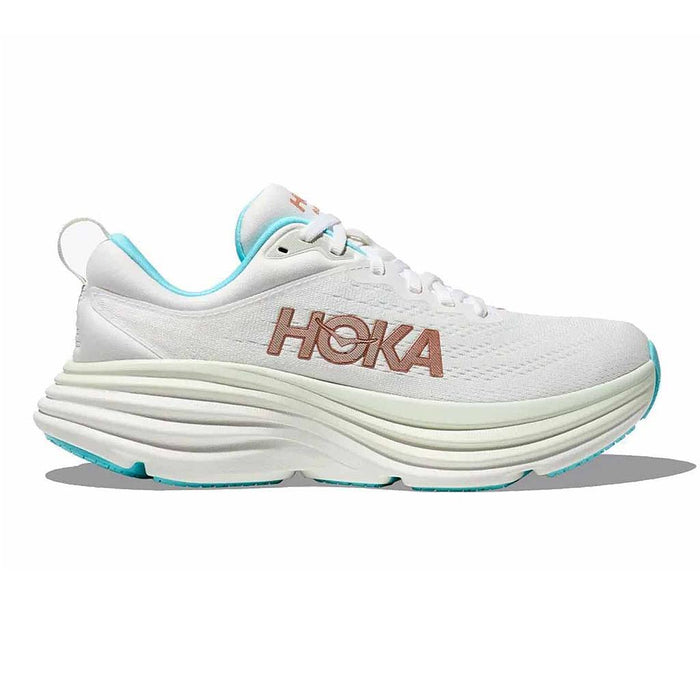 Hoka Deportivos Femenino Running Bondi 8 Frost/Rose Gold