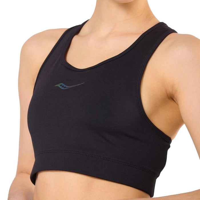 Saucony Tops Femenino Running Skyrocket Bra Black